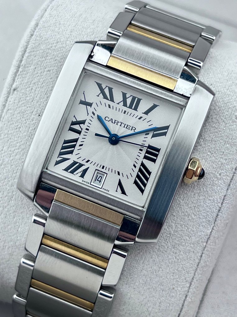 Cartier - Tank Francaise Gold-Steel Two Tone Automatic - - 2302 - 中性 - 2000-2010 #1.1