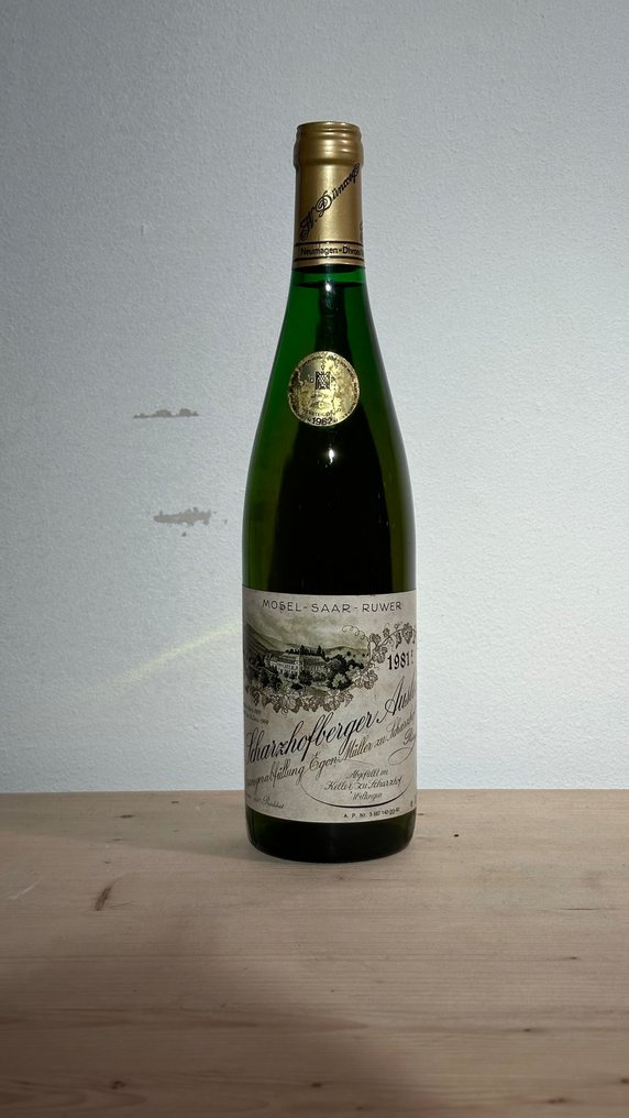 1981 Egon Müller, Riesling Scharzhofberg Versteigerung - Mosel Auslese - 1 Flaska (0,75 l) #1.1