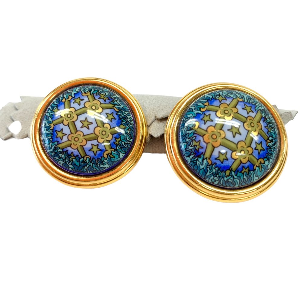 Hermès - Gold-plated - Clip-on earrings #1.1