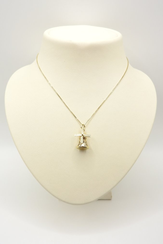 Necklace with pendant - 14 kt. Yellow gold #1.1