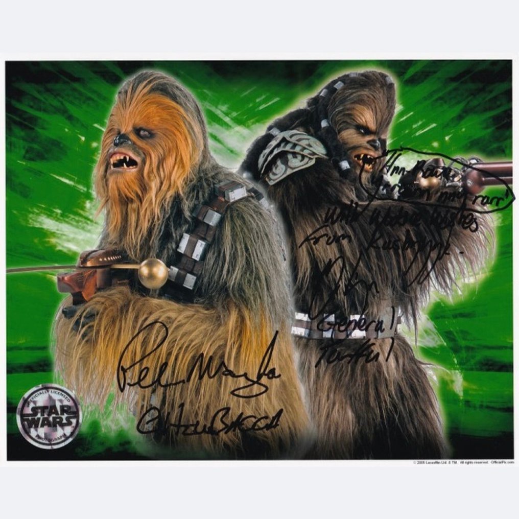 Star Wars - Signed by Peter Mayhew (+) (Chewbacca) and Michael Kingma (Tarfful) #1.1