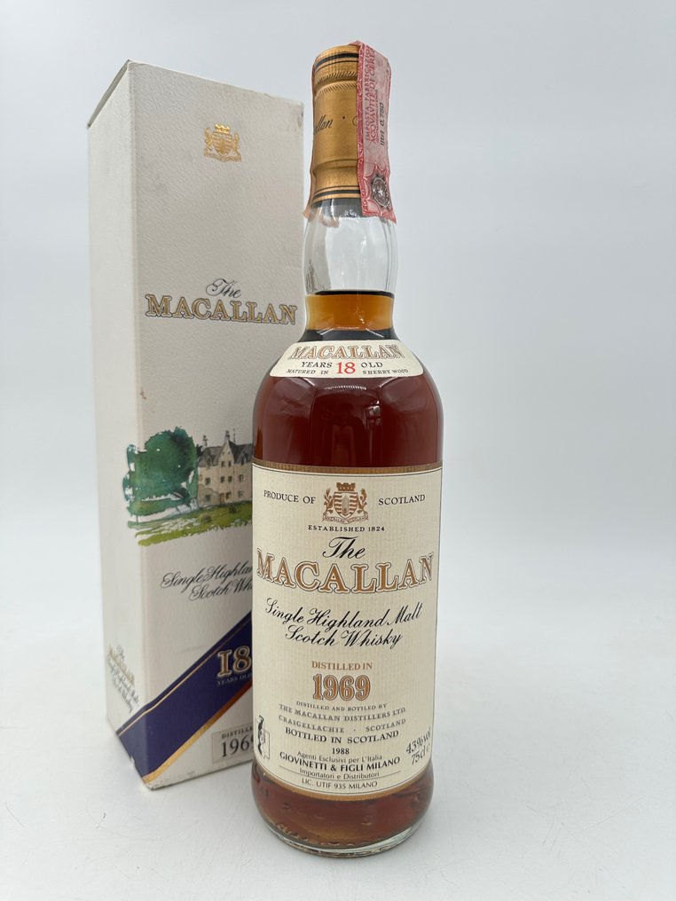 Macallan 1969 18 years old - Original bottling  - b. 1988  - 75 cl #1.1