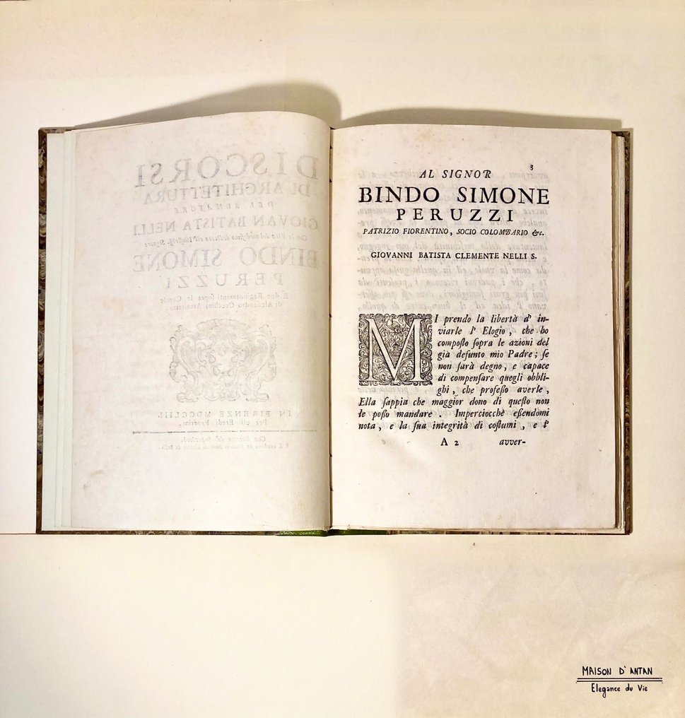 Giovan Battista Nelli - Discorsi di architettura del senatore Giovan Batista Nelli con la vita del medesimo dedicata - 1753 #2.2
