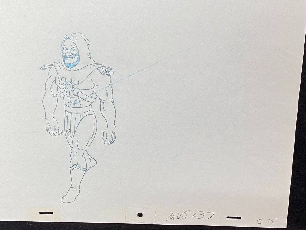 He-Man and the Masters of the Universe - 2 Originale animationstegninger af Skeletor (1983) #3.1