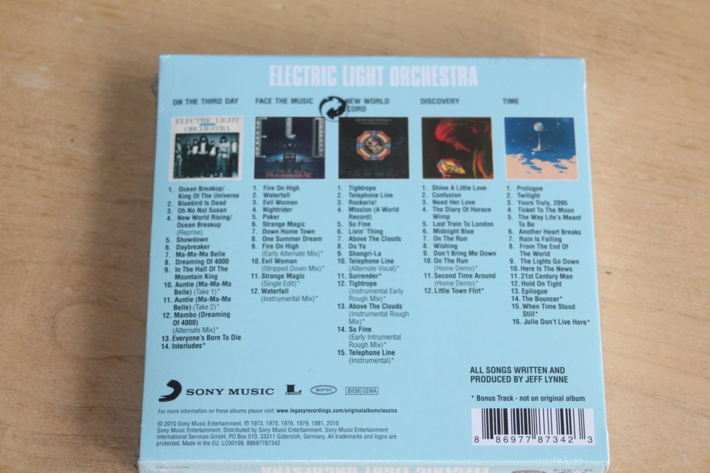 Electric Light Orchestra - Original Albums Collection / 10CD - Coffret CD - 2010 #2.1