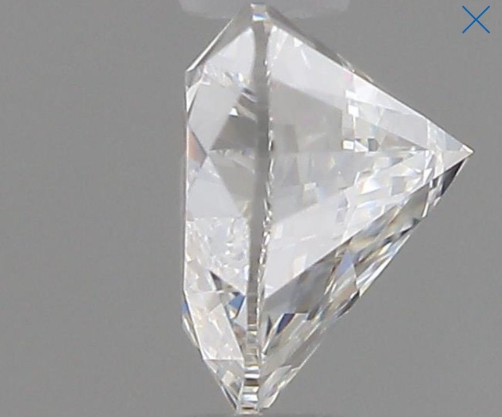 1 pcs Diamant  (Natural)  - 0.58 ct - Inimă - D (fără culoare) - IF - GIA (Institutul gemologic din SUA) - Ex Ex Niciunul, Tip IIa #2.1