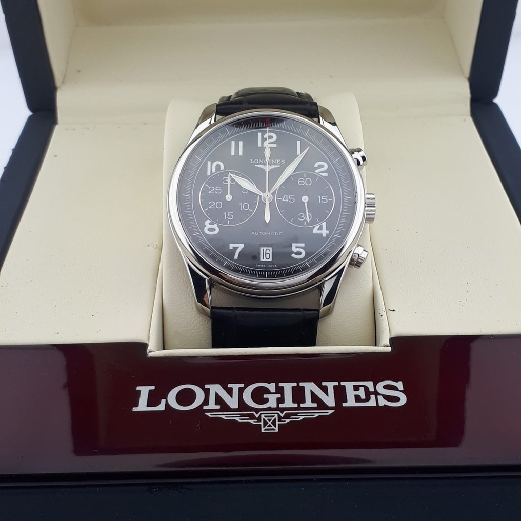 Longines - Master Collection Avigation Chronograph Automatic "BOX INCLUDED"* - L2.629.4 - Mænd - 2011-nu #2.1
