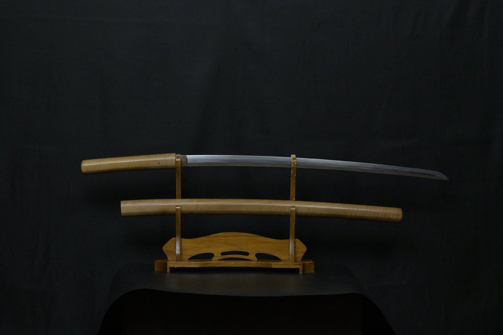 武士刀 - Nihonto Echizen Kaneue 与 NBTHK hozon 在美丽的古董 koshirae 和 shirasaya - 日本 - Early Edo period #2.2