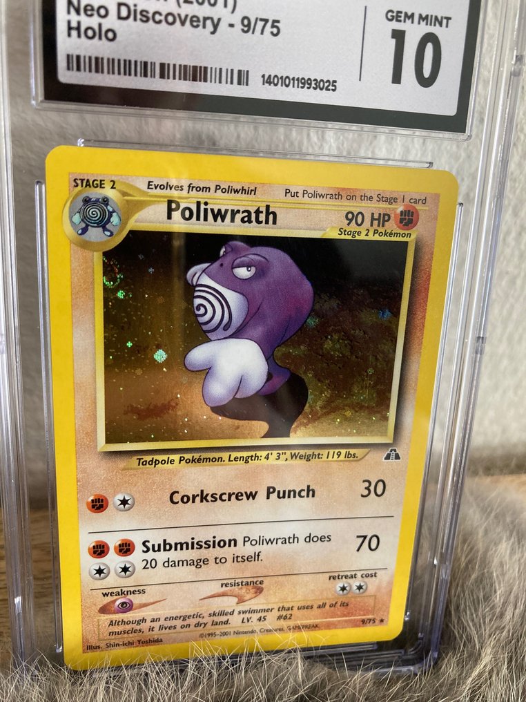 Pokémon - 1 Card - poliwrath neo Discovery! #1.2
