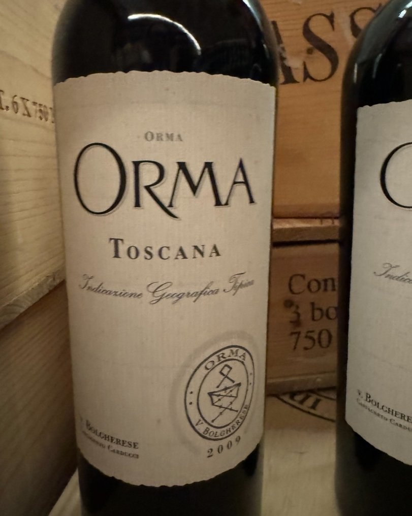 2006 ,2009 & 2011 Tenuta Sette Ponti “Orma” - Toscana - 3 Flaskor (0,75L) #1.2