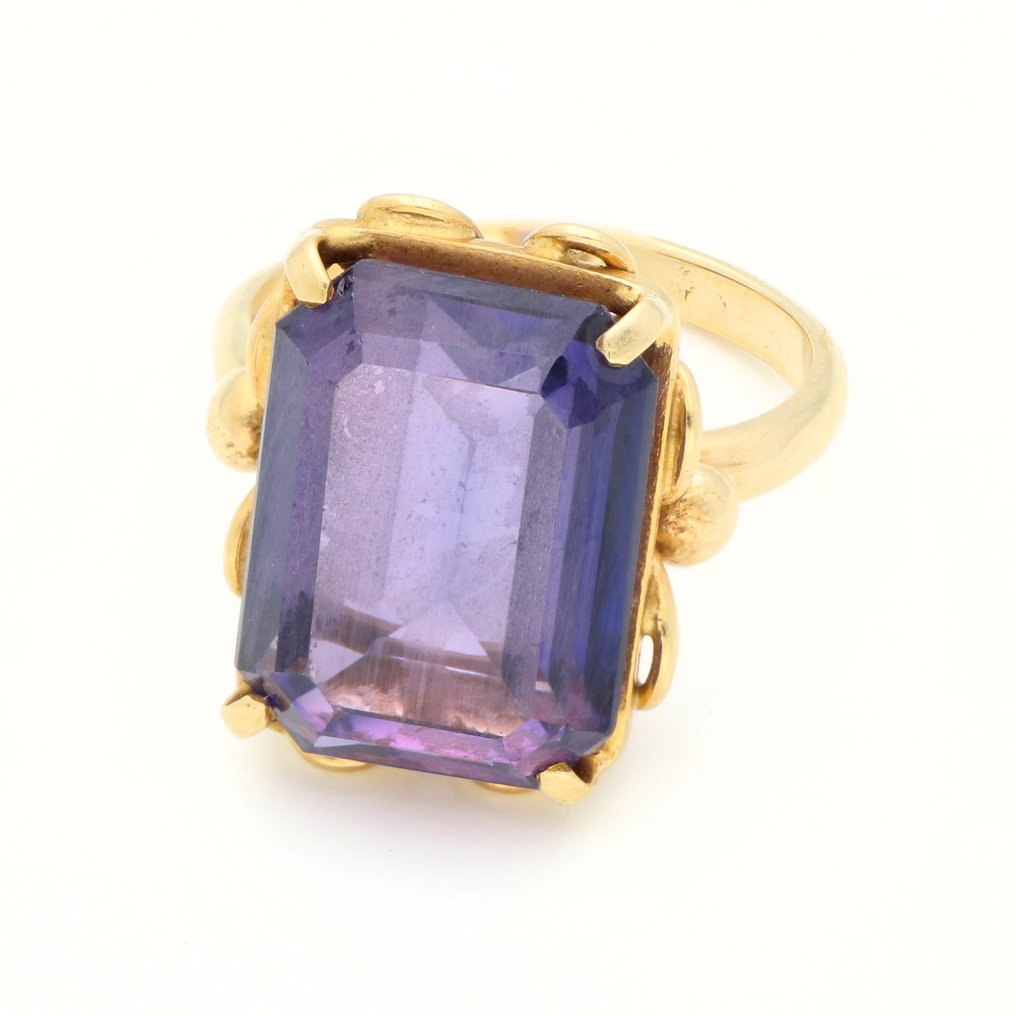 Ring - 14 kt. Yellow gold Sapphire #1.1