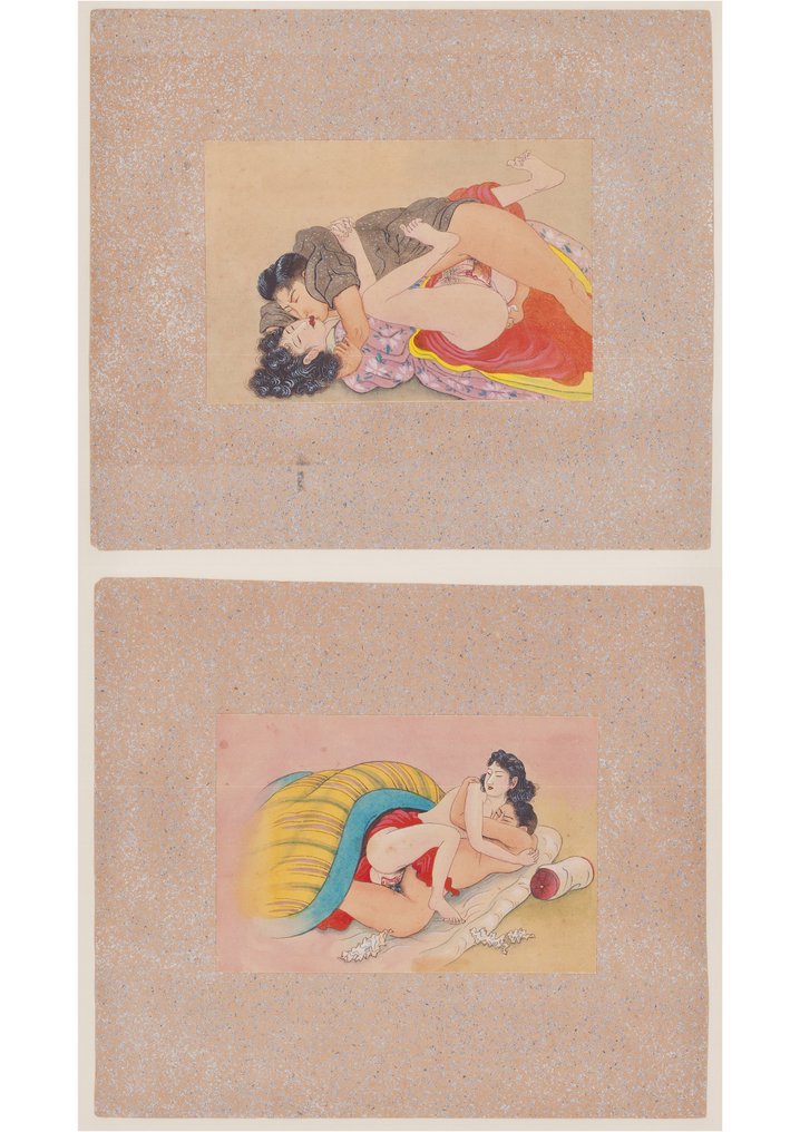 Shunga 春画 paintings - Shōwa period (1926-89) - Unknown - 日本 #1.1