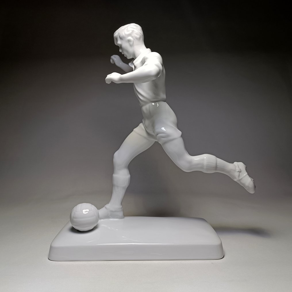 Herend - Rzeźba, Art Deco Football Player - 27.5 cm - Porcelana #1.2