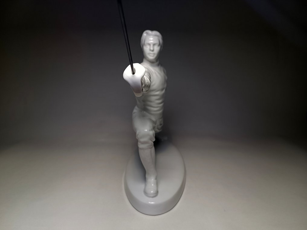 Herend - Skulptur, Olympic Swordsman - 27 cm - Porselen #3.2