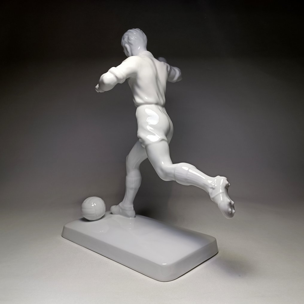 Herend - Rzeźba, Art Deco Football Player - 27.5 cm - Porcelana #2.1