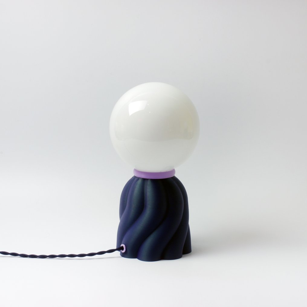 Clémence Germain - Table lamp - Romie S 3D - Opaline glass #1.1
