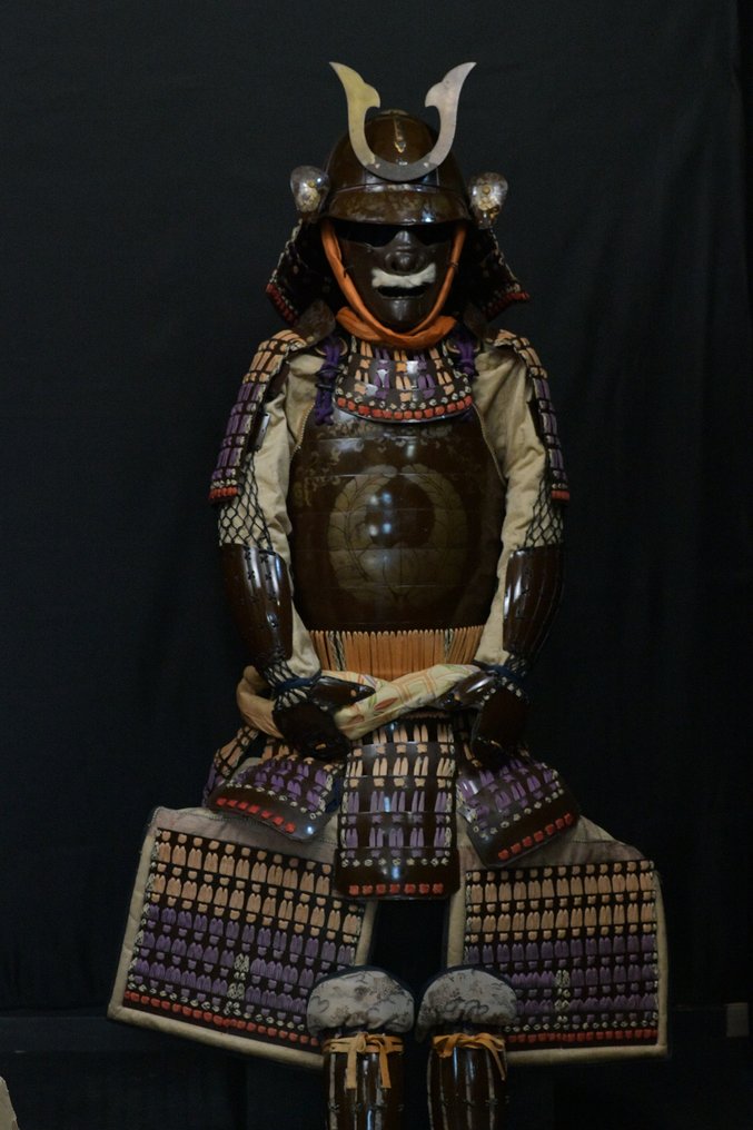 Mengu/Menpo - Japon Yoroi Gusoku Armure complète de samouraï - 1910-1920 #3.1