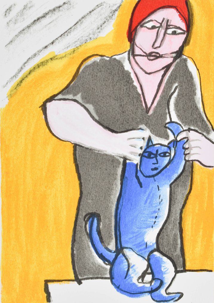 Corneille (1922-2010) - 	Le chat qui danse #1.1