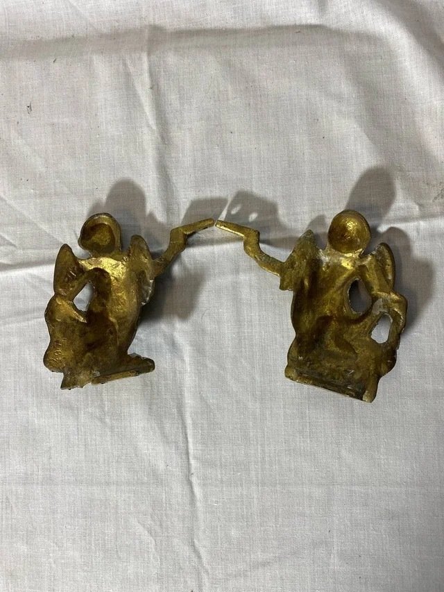 Objetos cristianos (2) - hierro fundido - 1800-1850 - Frisos de ángeles de la iglesia #1.2