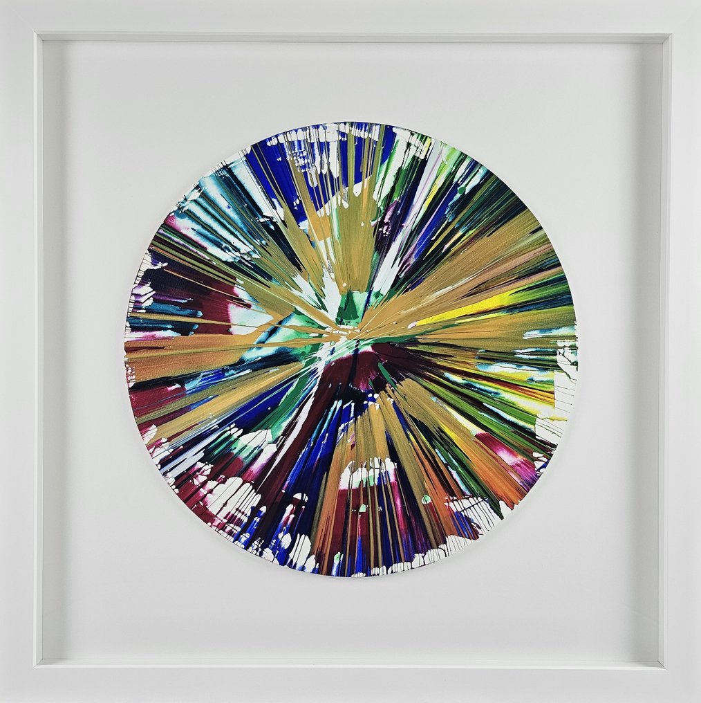 Damien Hirst (1965) - Circle Spin Painting #1.2