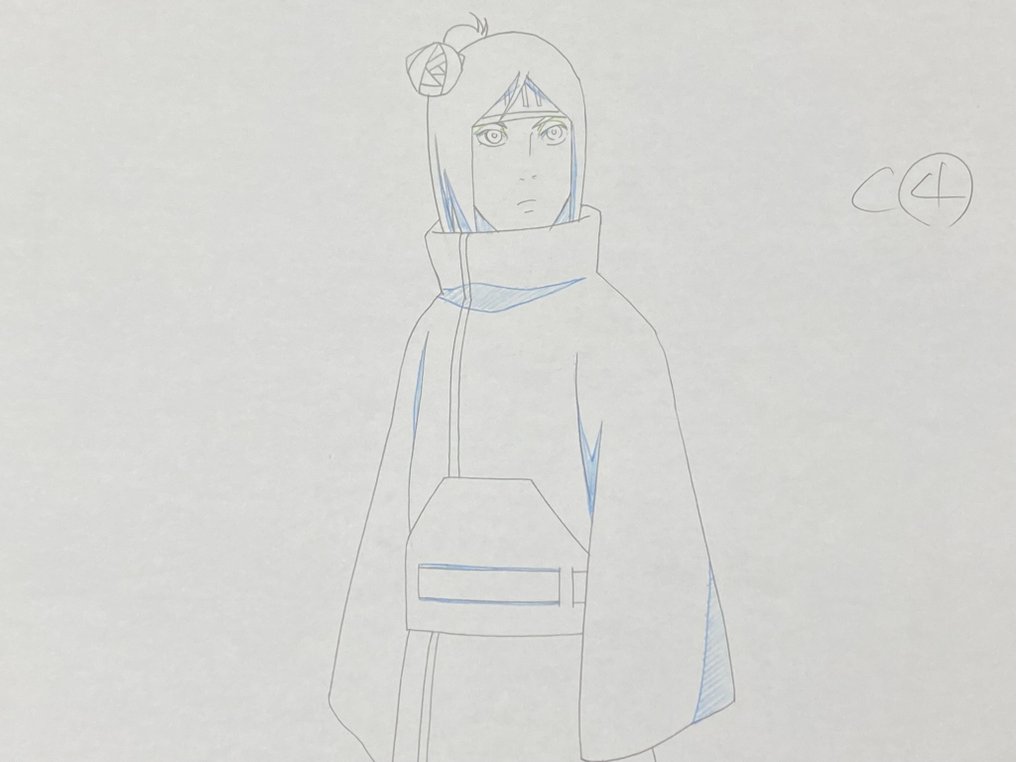 Naruto - 1 Disegno di animazione originale di Konan #1.1