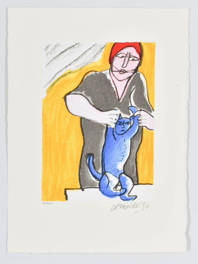 Corneille (1922-2010) - 	Le chat qui danse #1.2
