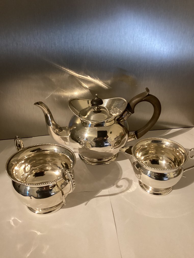 Servizio da tè (3) - argento sterling - Set da tè in argento sterling #2.1