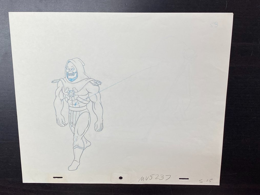 He-Man and the Masters of the Universe - 2 Oryginalne rysunki animacyjne Skeletora (1983) #2.2