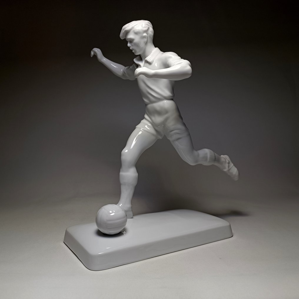 Herend - Rzeźba, Art Deco Football Player - 27.5 cm - Porcelana #1.1