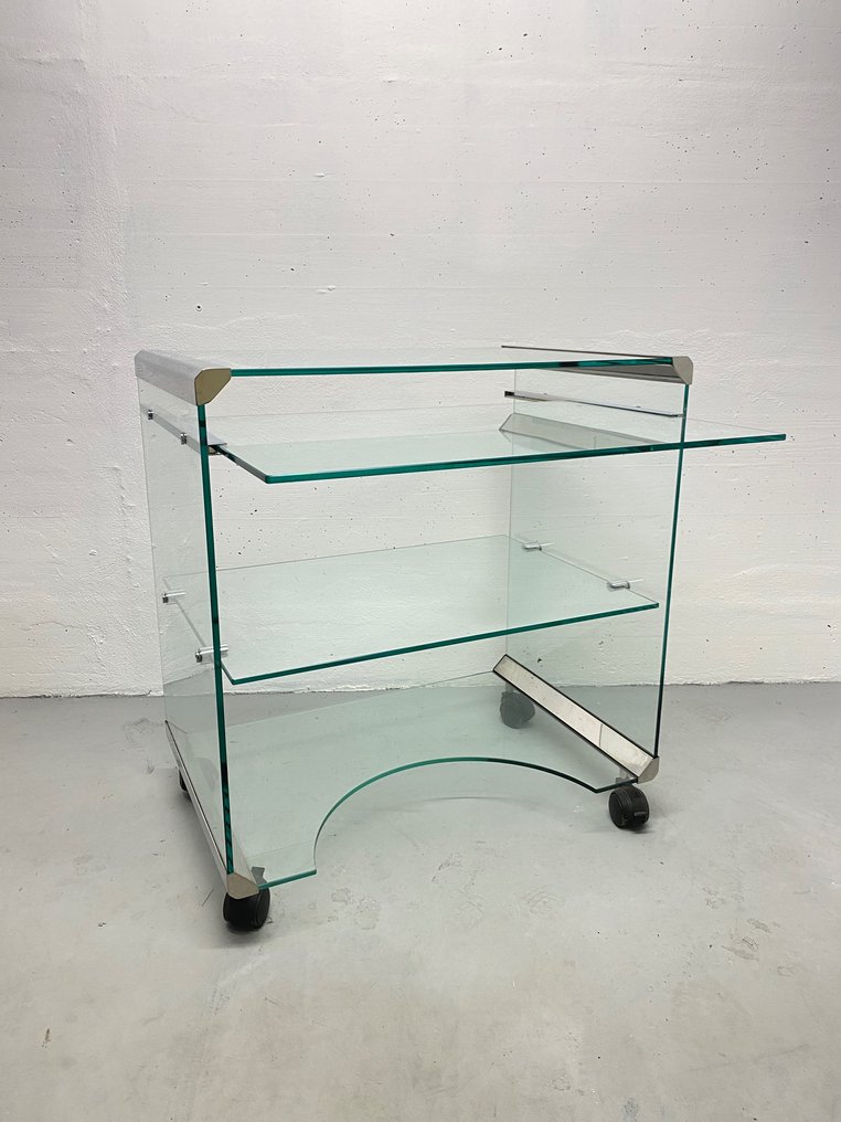 Gallotti & Radice - Pierangelo Gallotti - Writing desk - Glass, Steel #1.1