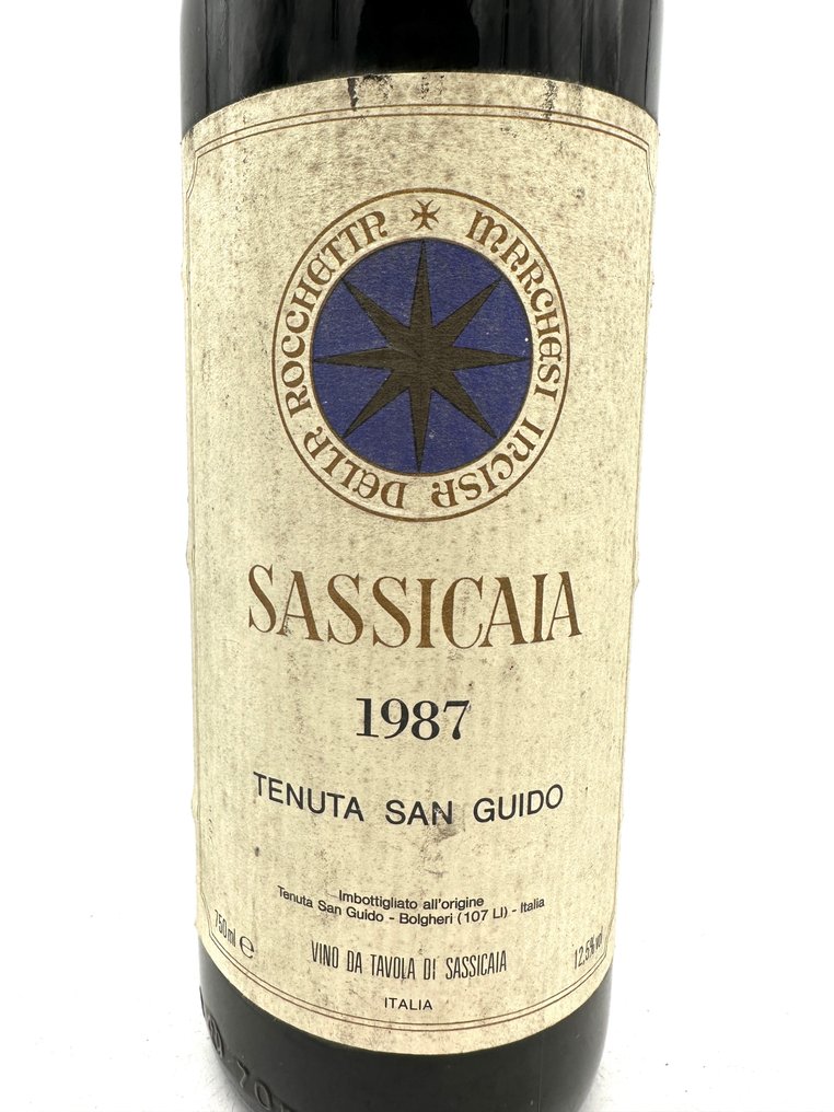 1987 Tenuta San Guido, Sassicaia - Bolgheri - 1 SticlÄƒ (0.75L) #1.2