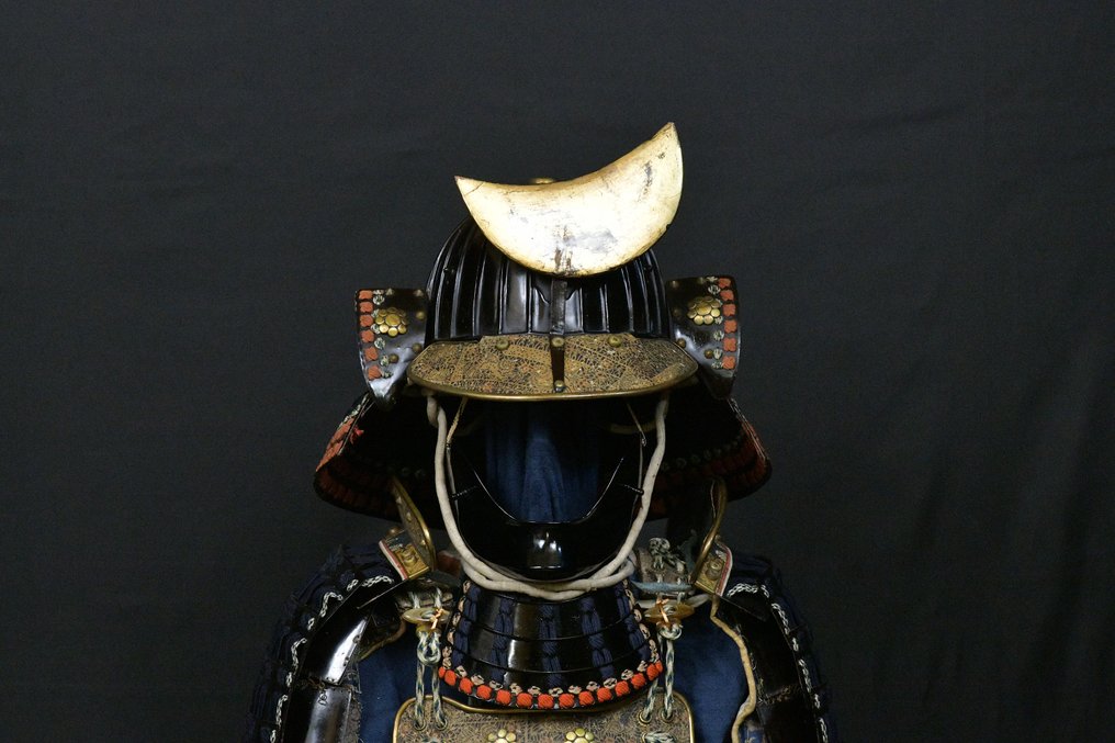 Mengu/Menpo - Japan O'Yoroi Fuld Samurai rustning daimyo - 1750-1800 #2.1