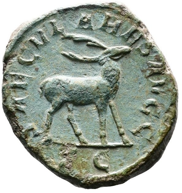 Rooman imperiumi. Philip I  Important issue, part of Series Commemorating the 1000th. anniversary of Rome.. Sestertius 244–249 AD. #1.1