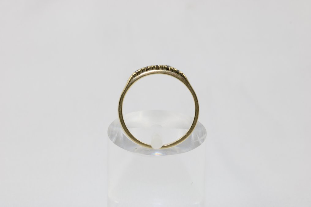 Ring - 18 karaat Geel goud -  0.15ct. tw. Diamant  (Natuurlijk) #3.1