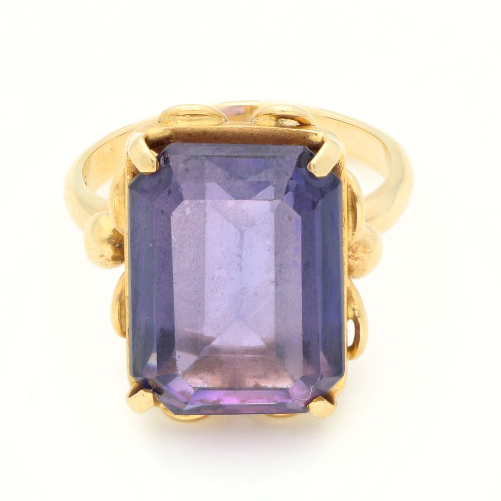Ring - 14 kt. Yellow gold Sapphire #1.2
