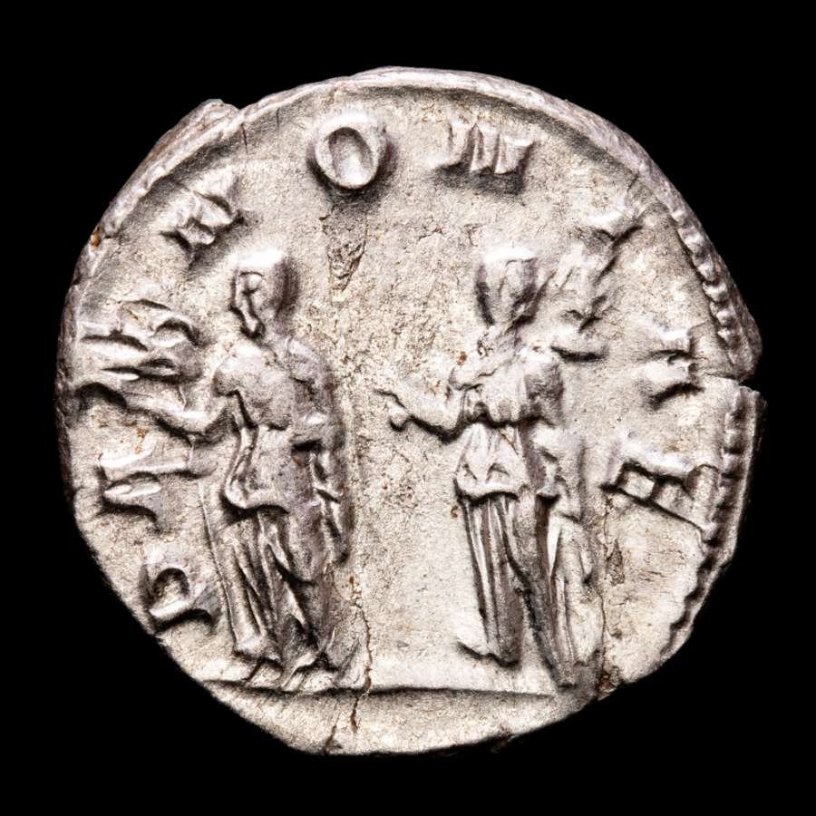Rooman imperiumi. Trajan Decius (249-251). Antoninianus Rome mint. PANNONIAE  (Ei pohjahintaa) #1.2