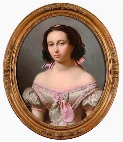 Théodore Fantin-Latour (1805-1872/75) - Portrait d'une dame de qualité #2.1