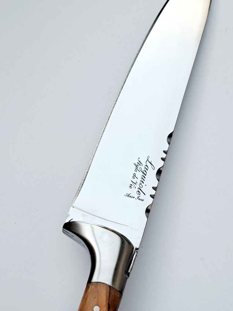 Laguiole - Chef Knife - incl. Certificate and luxury gift box - Acier Inox - style - 厨刀 - 不锈钢 - 荷兰 #3.1