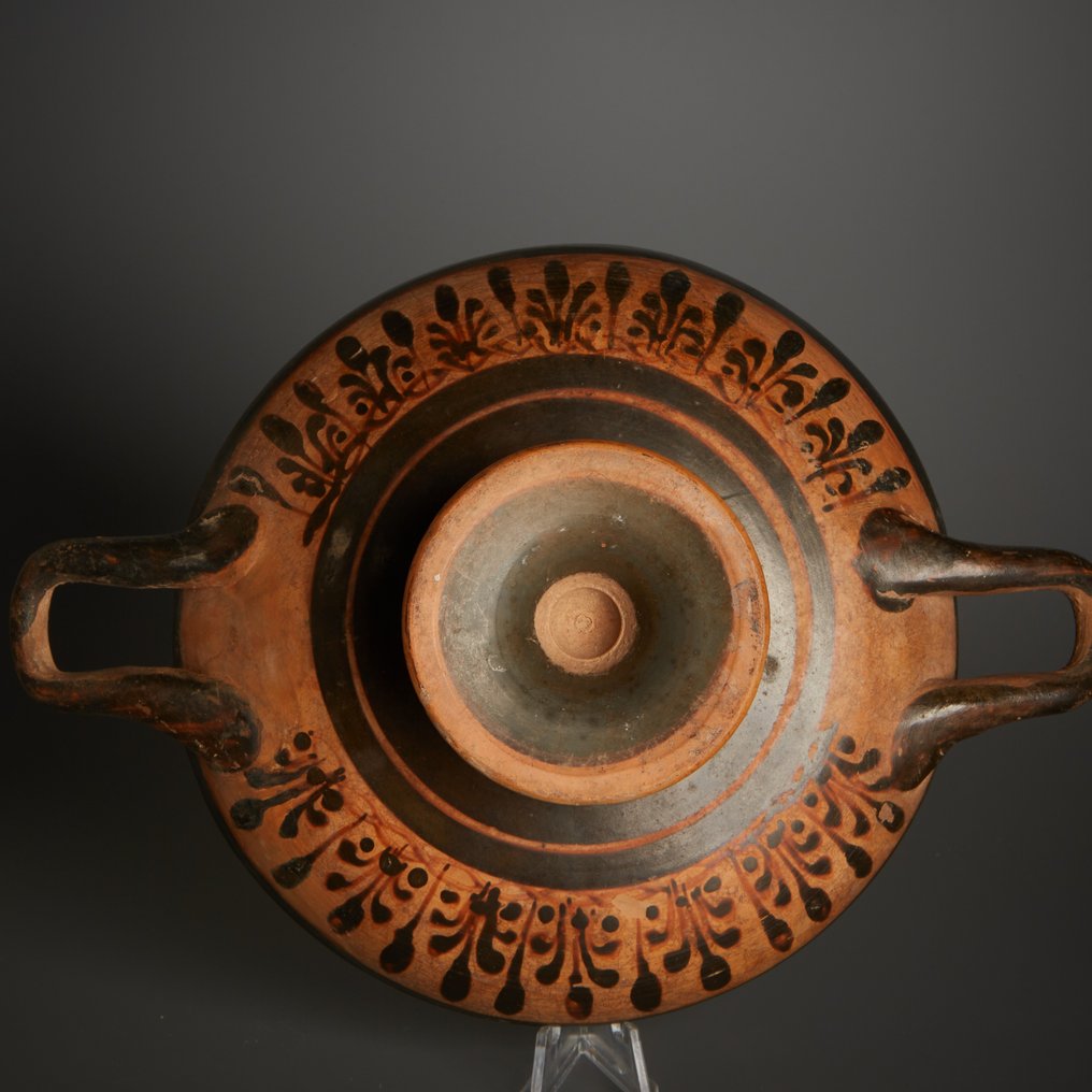 Altgriechisch Keramik Kylix. 4. Jahrhundert v. Chr. 21 cm Durchmesser. #2.1