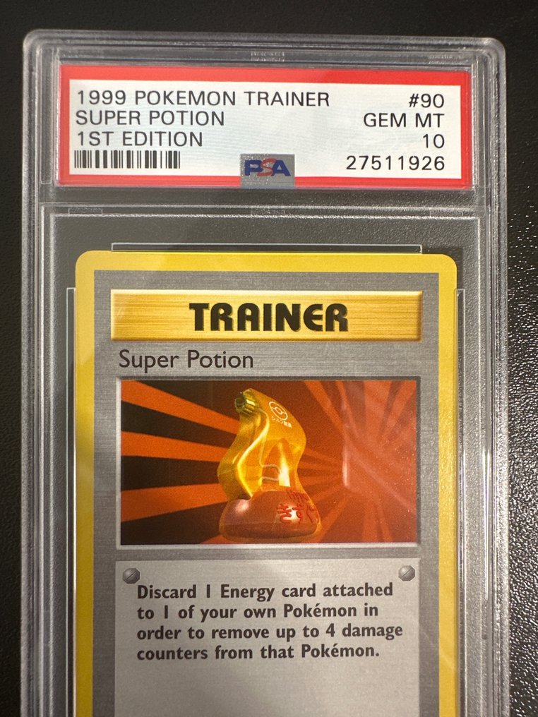Pokémon - 1 Graded card - super potion 1st edition - PSA 10 #2.1