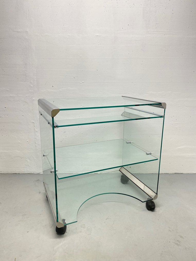 Gallotti & Radice - Pierangelo Gallotti - Writing desk - Glass, Steel #1.2