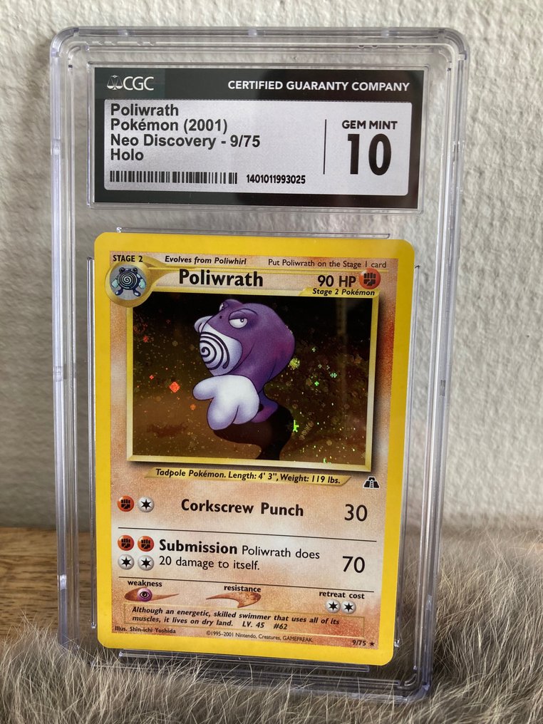Pokémon - 1 Card - poliwrath neo Discovery! #1.1
