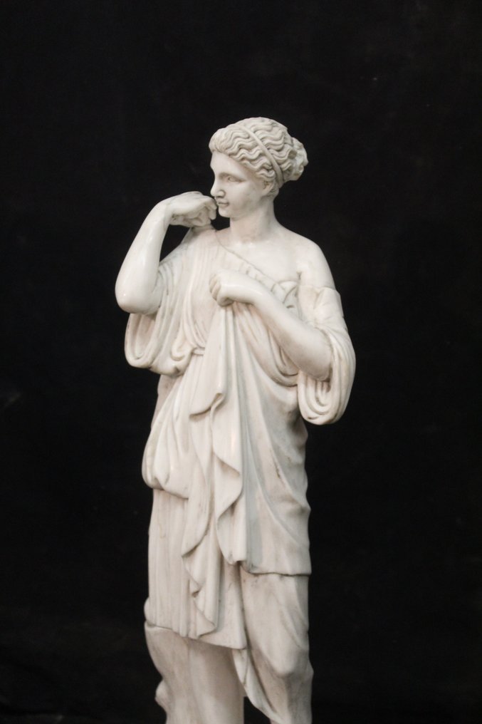 雕刻, "Diana di Gabi" - 60 cm - 大理石 #2.1