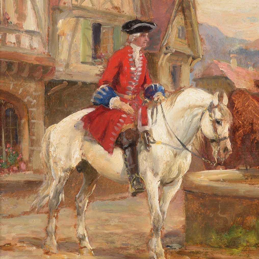 Raymond Desvarreux (1876-1961) - Cavalier à cheval #2.1