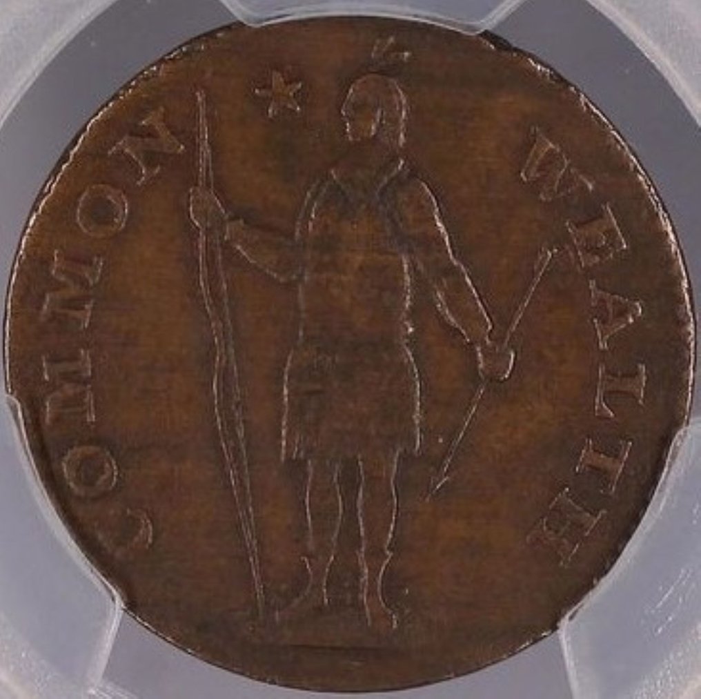 美國, 馬薩諸塞州聯邦. 1 Cent 1788, Period after Massachusetts, Wide Open S's, RARE #1.2
