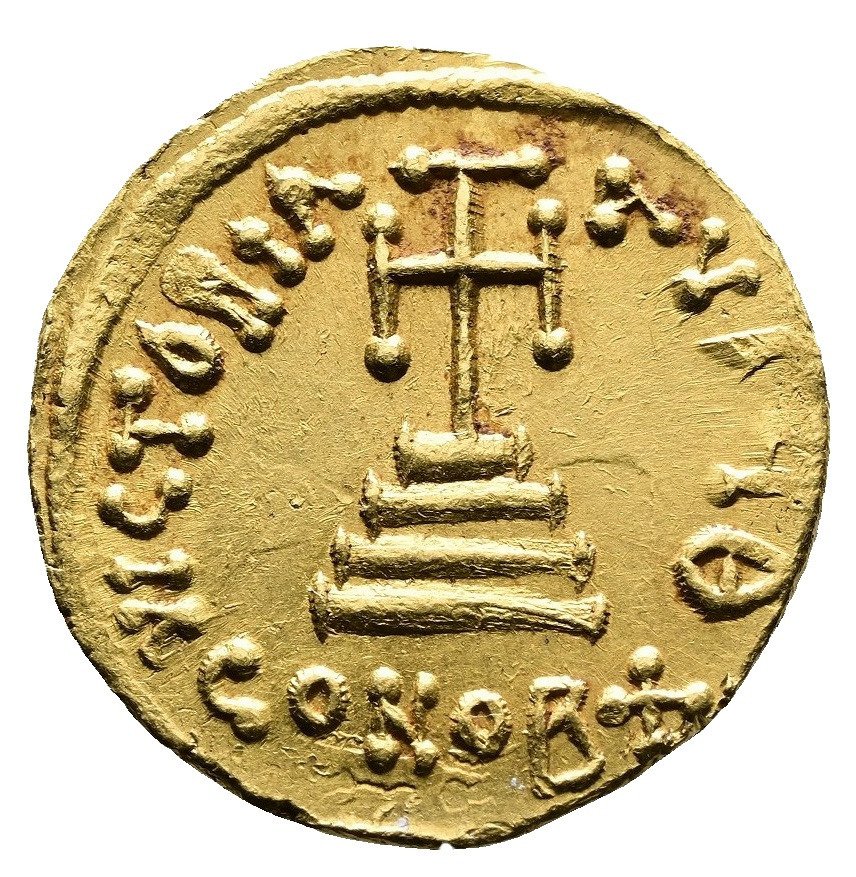 Konstantinápoly menta. Constans II.. Solidus AD 641-668 #2.1
