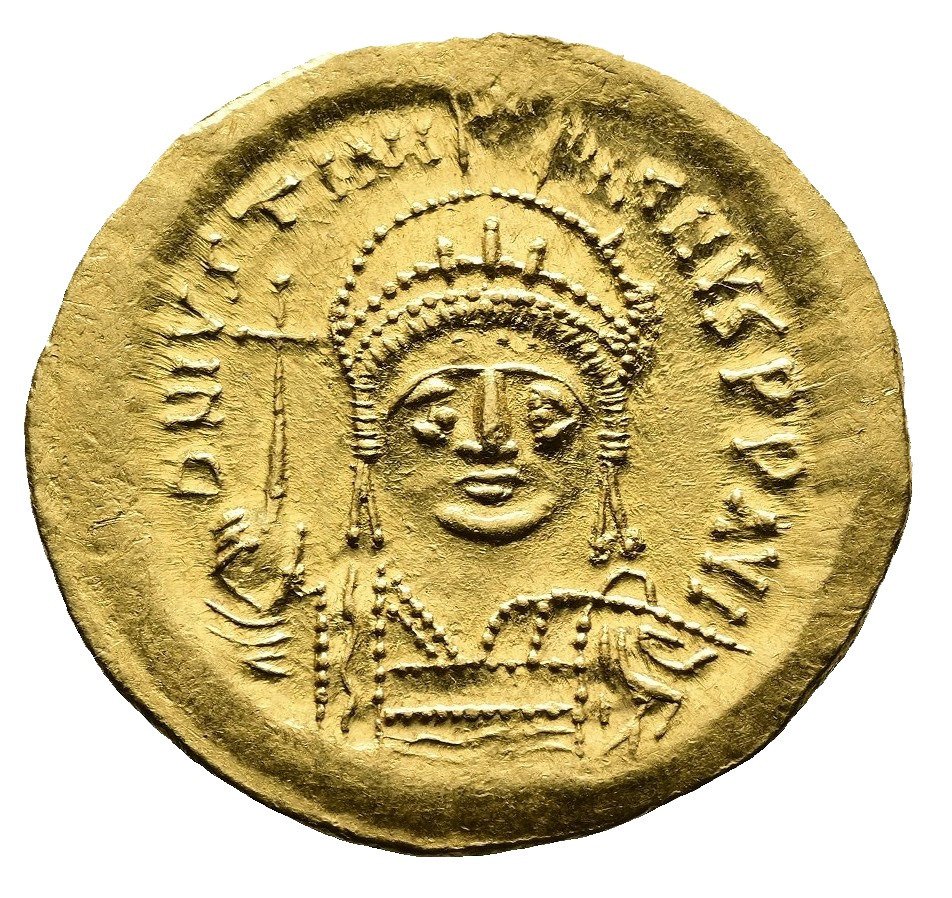 君士坦丁堡. Justinian I.. Solidus AD 527-565 #2.2