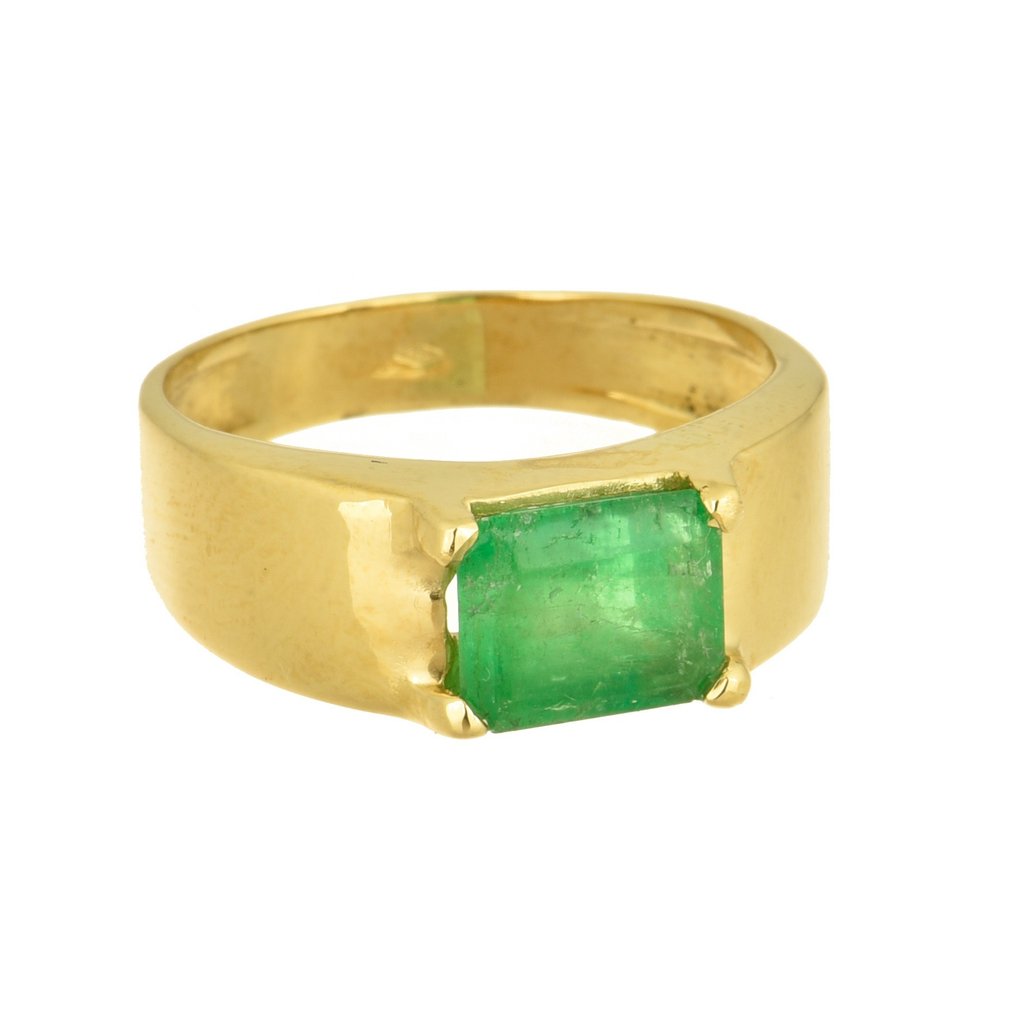 Ring - 18 kt. Yellow gold Emerald #2.1