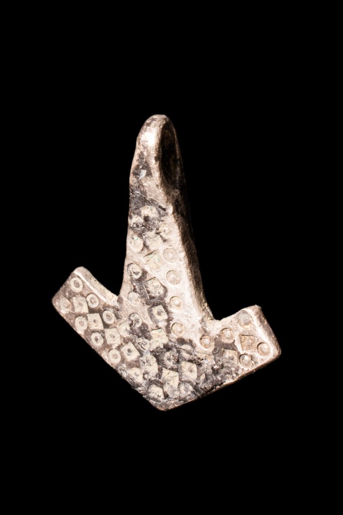 Vikingetiden Bronze Mjölnir - Hammer Pendant - Sjælden og bærbar!  (Ingen mindstepris) #1.2