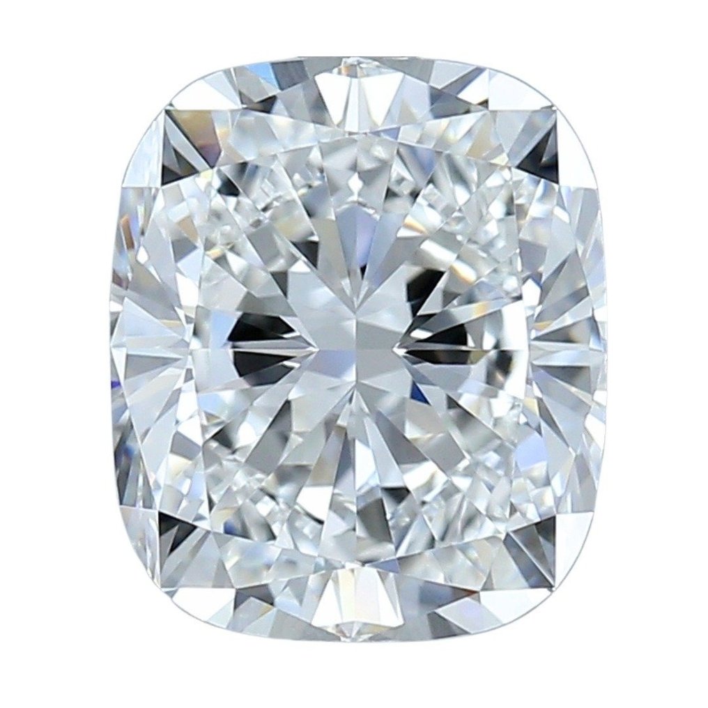 1 pcs Diamante  (Naturale)  - 5.05 ct - Cuscino - E - VVS2 - Gemological Institute of America (GIA) #1.1